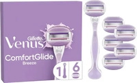 Gillette Venus Comfortglide Breeze Rasierer f&uuml;r Frauen mit 1 Griff und 6