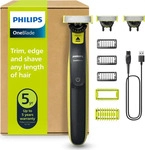 Philips QP2824/31, Philips OneBlade 360 Face + Body (QP2824/31) Grau/Gr&uuml;n