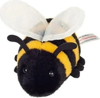 Teddy Hermann 92663, Teddy Hermann Biene (6 cm) (92663) Schwarz/Gelb/Weiss