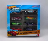 Mattel Hot Wheels JGK18, Mattel Hot Wheels Hot Wheels Action Cars Let's Race 8-Pack
