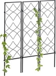 Relaxdays Rankgitter (95 cm, 1 cm) (4052025309565) Schwarz, Grundpreis: &euro; 57,71