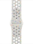 Apple MC1W4ZM/A, Apple Nike Sport Band (40 mm, Fluorelastomer) (MC1W4ZM/A) Weiss