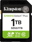 Kingston SDS3/1TB, Kingston Canvas Select Plus (1000 GB, SD, SDXC, U3, UHS-I)