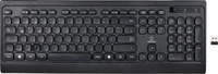 Renkforce RF-5799534, Renkforce RF-5799534 Kabellos Tastatur Deutsch, QWERTZ Schwarz