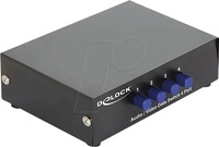 Delock 87637, Delock Umschalter Audio / Video (87637)