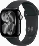 Apple MEQU4ZR/A, Apple Watch Series 11 (42 mm, ohne SIM) (MEQU4ZR/A) Black/Jet Black