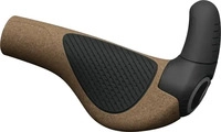 Ergon 42410326, Ergon Lenkergriffe GP2 Evo BioKork (42410326) Schwarz/Braun