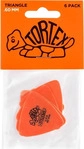Dunlop DL P 0055 431P.60, Dunlop Plectren Tortex Tri 060 oran (6) (DL P 0055 431P.60)
