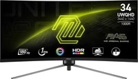 MSI MAG 345CQR, MSI MAG 345CQR (3440 x 1440 Pixel, 34") (MAG 345CQR) Schwarz