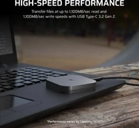 Corsair CSSD-EX300U2TB, Corsair EX300U (2 TB) (CSSD-EX300U2TB) Grau
