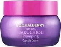 Eqqualberry EQQUALBERRY, Eqqualberry Deep Cera Bakuchiol Plumping Capsule Cream 50ml