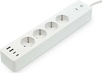 Nedis WIFIP313FWT, Nedis SmartLife Power Strip Wi-Fi | Hybrid (CEE 7/7) / USB A /