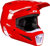Leatt DL1442-021-S, Leatt 2.5 (S, 55 - 56 cm) (DL1442-021-S) Weiss/Rot
