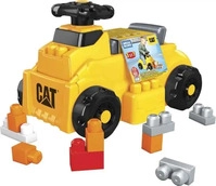 Mega Bloks HDJ29, Mega Bloks CAT Build n Play Rutschauto mit Bl&ouml;cken (HDJ29)