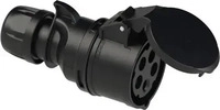 PCE 215-6ttx, PCE CEE Kupplung Twist (CEE 7/4) (215-6ttx) Schwarz