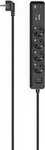 Hama 00223194, Hama Steckdosenleiste, 4-fach, USB-C/A 65W, PD, Schalter, 1,4 m,