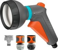Gardena 18367-20, Gardena Classic Gartenbrause-Set (18367-20) Orange/Blau/Grau