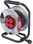 Sygonix SY-10236111, Sygonix SY-10236111 Kabeltrommel Schwarz Schutzkontakt-Stecker
