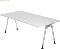 Hammerbacher VAS2E/W, Hammerbacher Schreibtisch h&ouml;heneinstellbar VAS (200 x...