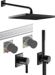 Keuco 59651370402, Keuco IXMO Brause-Set 4 Einhebelmischer, 2 Verbraucher mit