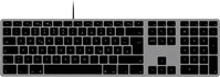 Matias FK316CB-DE, Matias Wired USB-C Keyboard for Mac - Space Gray - German...