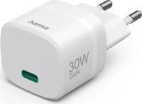 Hama 00201964, Hama Schnellladeger&auml;t, GaN, USB-C, PD, ZSP, 30 W, Weiss (30 W, 1
