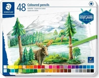 Staedtler 146C M48, Staedtler 146C, Metalletui Mit 48 Farbstiften In Sortierten