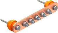 OBO Bettermann 5015832, OBO Bettermann Potentialausgleichsschiene 1802 6 CU BigBar 6