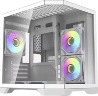 Darkflash Tech FT350 White, Darkflash Tech FT350 (ITX, mATX) (FT350 White) Weiss