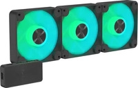 APNX APF3-PF11257.11, APNX FP1-120-3 Pack (schwarz, 3er Pack, 120 mm) (120 mm, 3x)