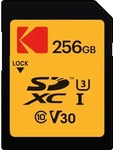 Kodak EKMSD256GXC10HPRK, Kodak SD 256GB UHS-I U3 V30 Ultra (256 GB, SDXC, U3, UHS-I)