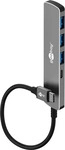 Goobay 79158, Goobay Slim 4-Port USB-Hub, USB-C auf USB-C/USB-A, 5 Gbit/s (USB-C, 4