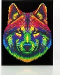 Diamond Dotz DD25024, Diamond Dotz Diamond Painting Neon Wolf (DD25024)