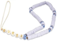 Guess GUE002045-0, Guess zawieszka GUUSTPEARU Fone Strap li&beta;/Lilac Heishi Beads
