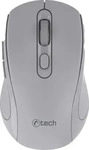 C-Tech WLM-12 grau / Kabellose optische Maus / 1600DPI / 6 Tasten / BT/2,4GHz /...