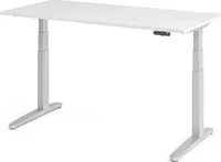 Hammerbacher XBHM16/W/SS, Hammerbacher Sitz-Steh-Schreibtisch VXBHM...