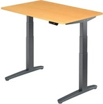 Hammerbacher XBHM12/6/GG, Hammerbacher Sitz-Steh-Schreibtisch VXBHM...