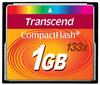 Transcend TS1GCF133, Transcend COMPACT FLASH CARD (CF, 1 GB) Schwarz