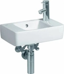 Geberit 272140000, Geberit Handwaschbecken RENOVA PLAN m HL rechts mit &Uuml;berlauf