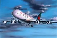 Revell REV 04210, Revell Boeing 747-200 Air Canada (REV 04210) Weiss/Rot/Blau