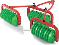 Rolly Toys 055.123841, Rolly Toys Cambridge Walze (055.123841) Gr&uuml;n/Rot