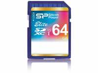 Silicon Power SP064GBSDXAU1V10, Silicon Power Elite UHS-I 64GB SDXC 85/10 MBs