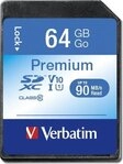 Verbatim 44024, Verbatim SDXC Card Class 10 Premium (64 GB, SDXC, U1, UHS-I) (44024)