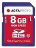 AGFAPHOTO 10425, AGFAPHOTO SDHC Karte 8GB High Speed Class 10 UHS I U1 V10 (SDHC, 8