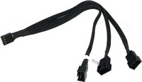 Phobya 81098, Phobya Y-Kabel 4Pin PWM (30 cm, 4 pin PWM) (81098)