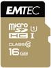 Emtec ECMSDM16GHC10GP, Emtec Gold+ (microSD, 16 GB, U1, UHS-I) Gold, 100 Tage
