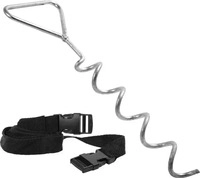 Hudora 65011, Hudora Erdankerset (65011) Schwarz/Silber