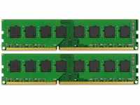 Kingston ValueRAM (2 x 8GB, 1600 MHz, DDR3-RAM, DIMM), RAM, Schwarz