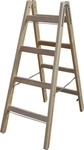 Krause 170064, Krause KRAU 170064 Holz Sprossen Stehleiter mit 2x4 Sprossen