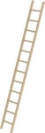 Munk 033112, Munk Sprossen-Anlegeleiter Holz ohne Traverse 12 Sprossen (Anlegeleiter,
